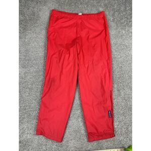 Helly Hansen Pants Mens Large Red Helly-Tech Waterproof Rain Ankle Zip G420